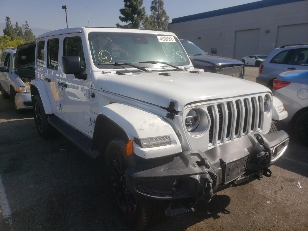 JEEP WRANGLER U 2021 with VIN 1C4JJXP69MW768678 - Photo from auction