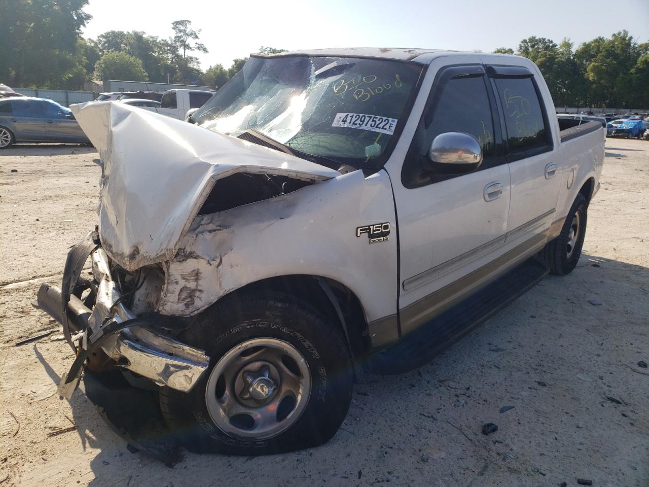 Photo 2 from auction – 2001 FORD F150 SUPER with VIN 1FTRW07L31KA84441