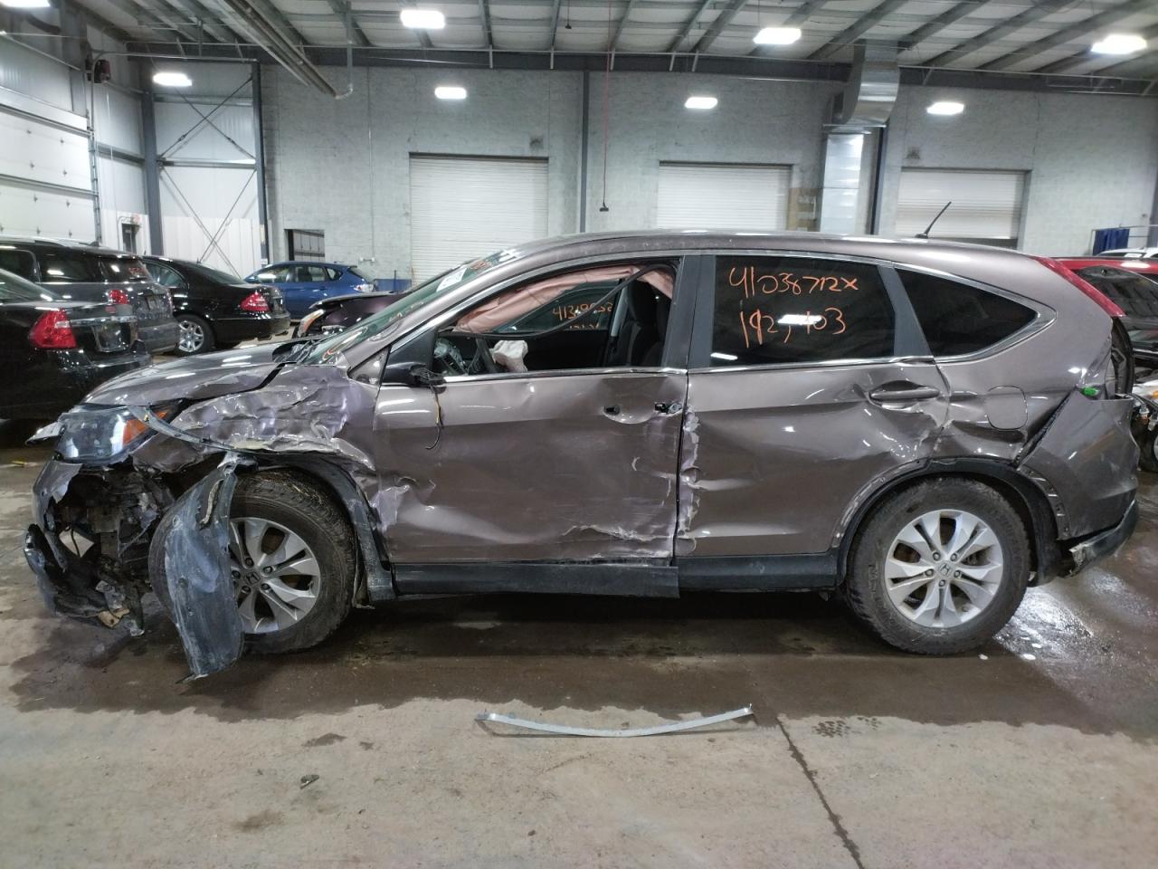 Photo 9 from auction – 2013 HONDA CR-V EX with VIN 5J6RM4H54DL056587