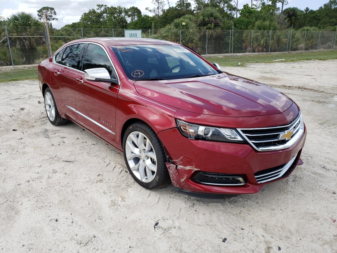 Photo 1 from auction – 2020 CHEVROLET IMPALA PRE with VIN 1G1105S33LU105260