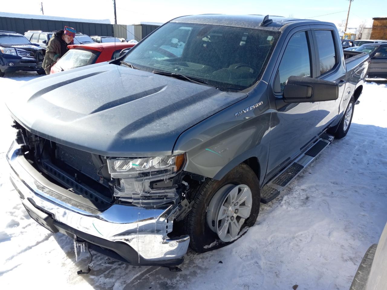 Photo 2 from auction – 2021 CHEVROLET SILVERADO with VIN 3GCUYDED9MG208652