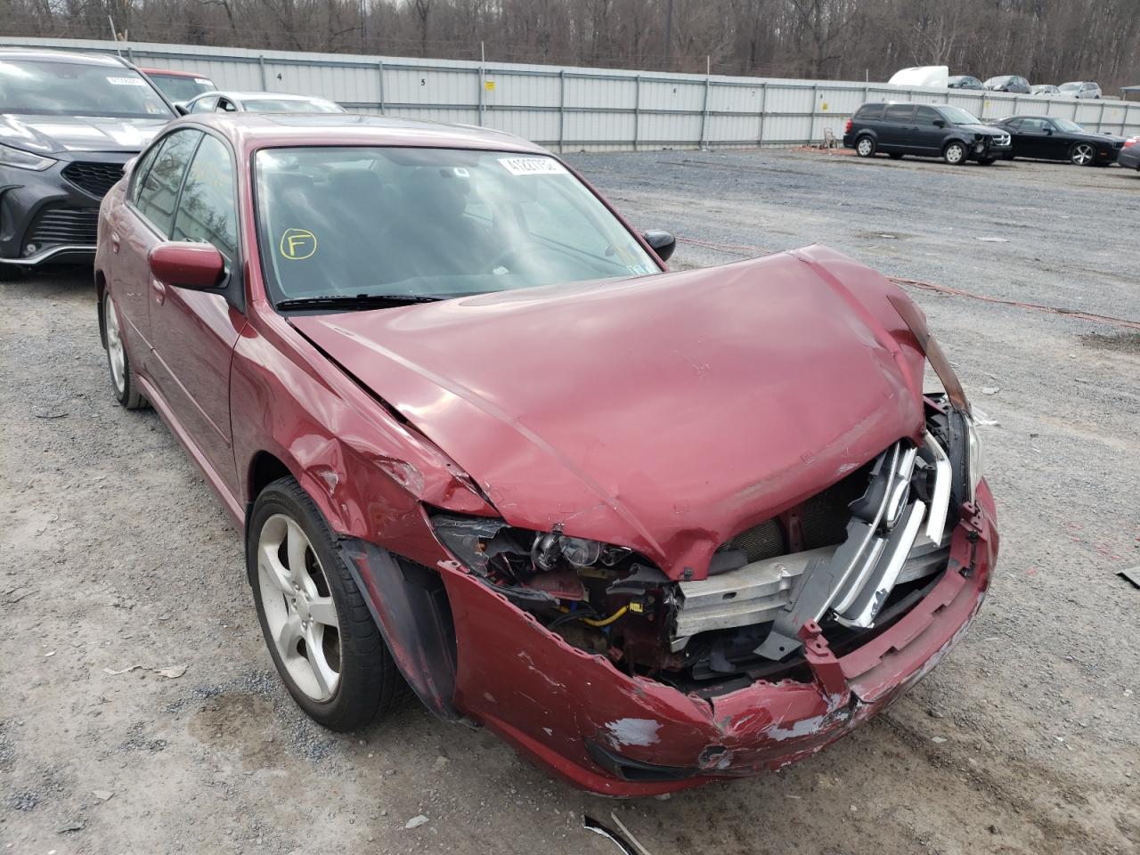 SUBARU LEGACY 2.5 2009 with VIN 4S3BL616697231754 - Photo from auction