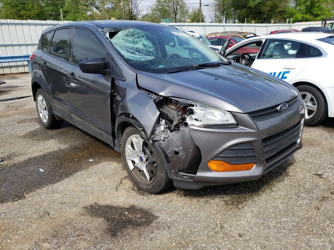 FORD ESCAPE S 2014 with VIN 1FMCU0F7XEUA60014 - Photo from auction