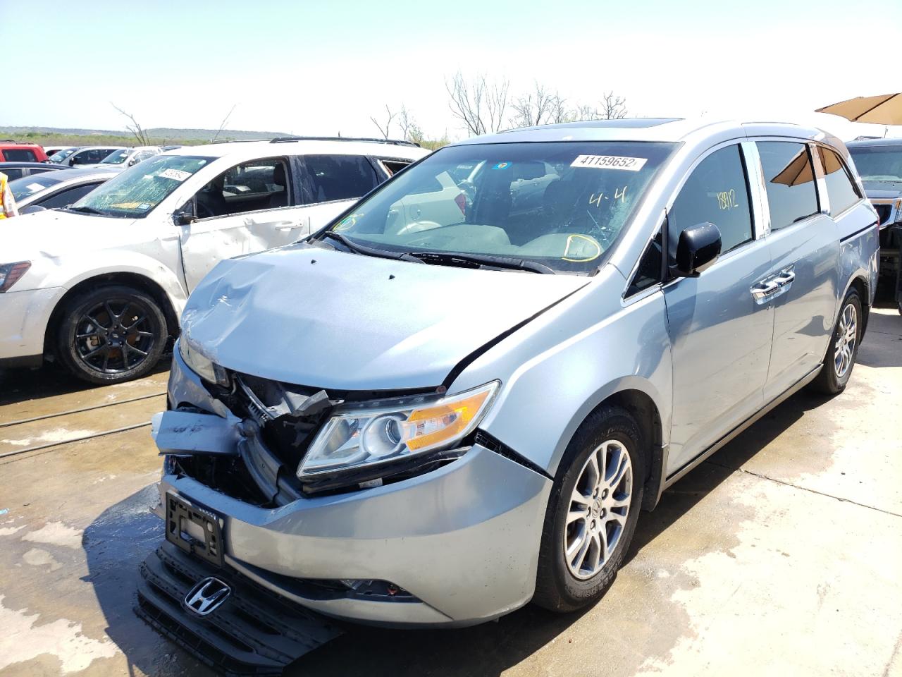 Photo 2 from auction – 2012 HONDA ODYSSEY EX with VIN 5FNRL5H68CB091609