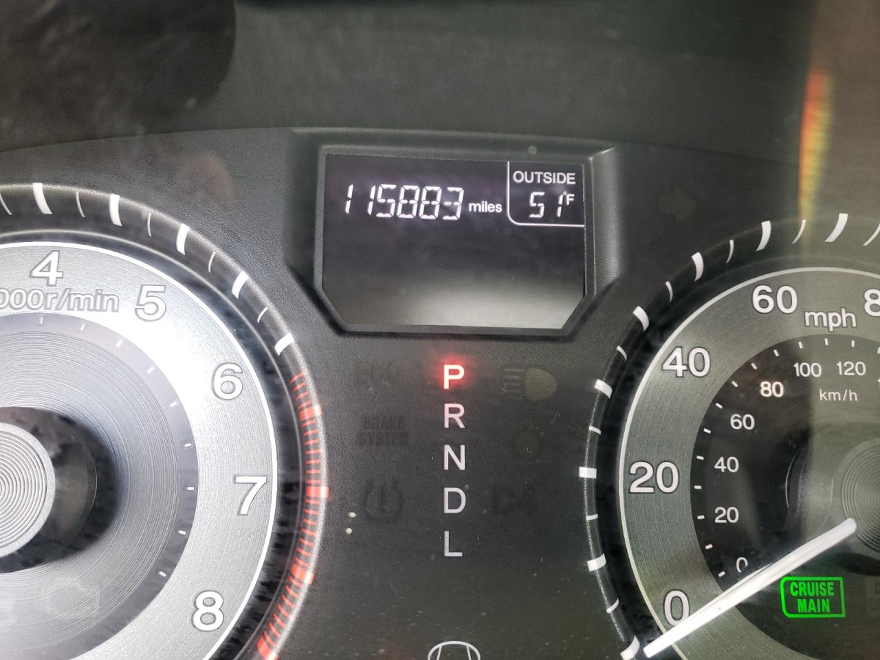 Photo 8 from auction – 2014 HONDA ODYSSEY EX with VIN 5FNRL5H67EB016421