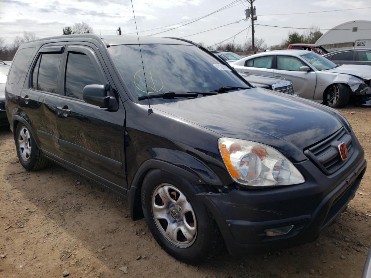 HONDA CR-V LX 2002 with VIN SHSRD78492U007358 - Photo from auction