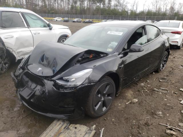 Photo 2 from auction – 2021 TESLA MODEL 3 with VIN 5YJ3E1EA0MF086357
