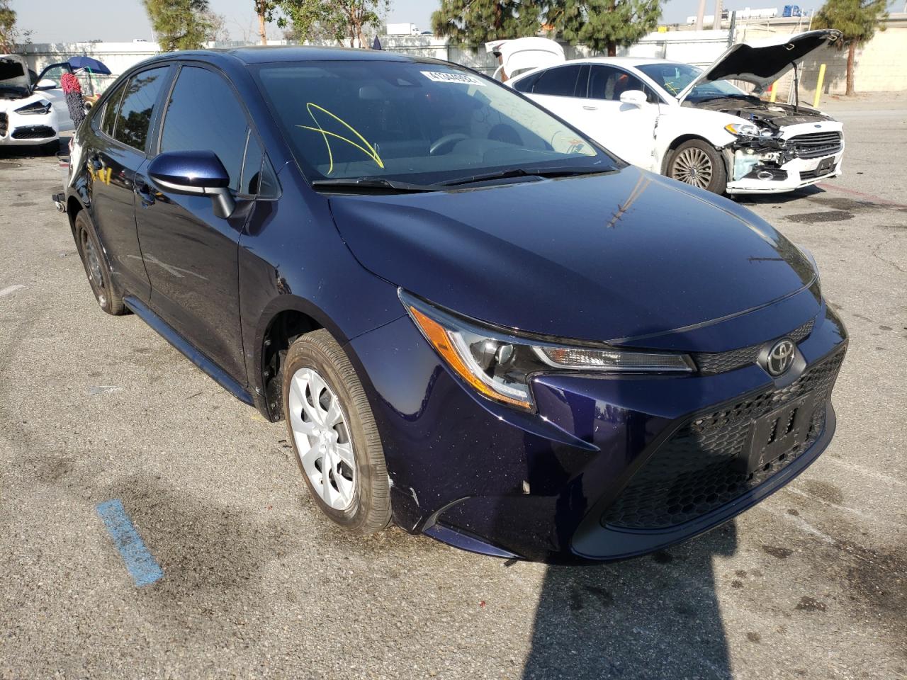 Photo 1 from auction – 2021 TOYOTA COROLLA LE with VIN JTDEPMAE1MJ165820