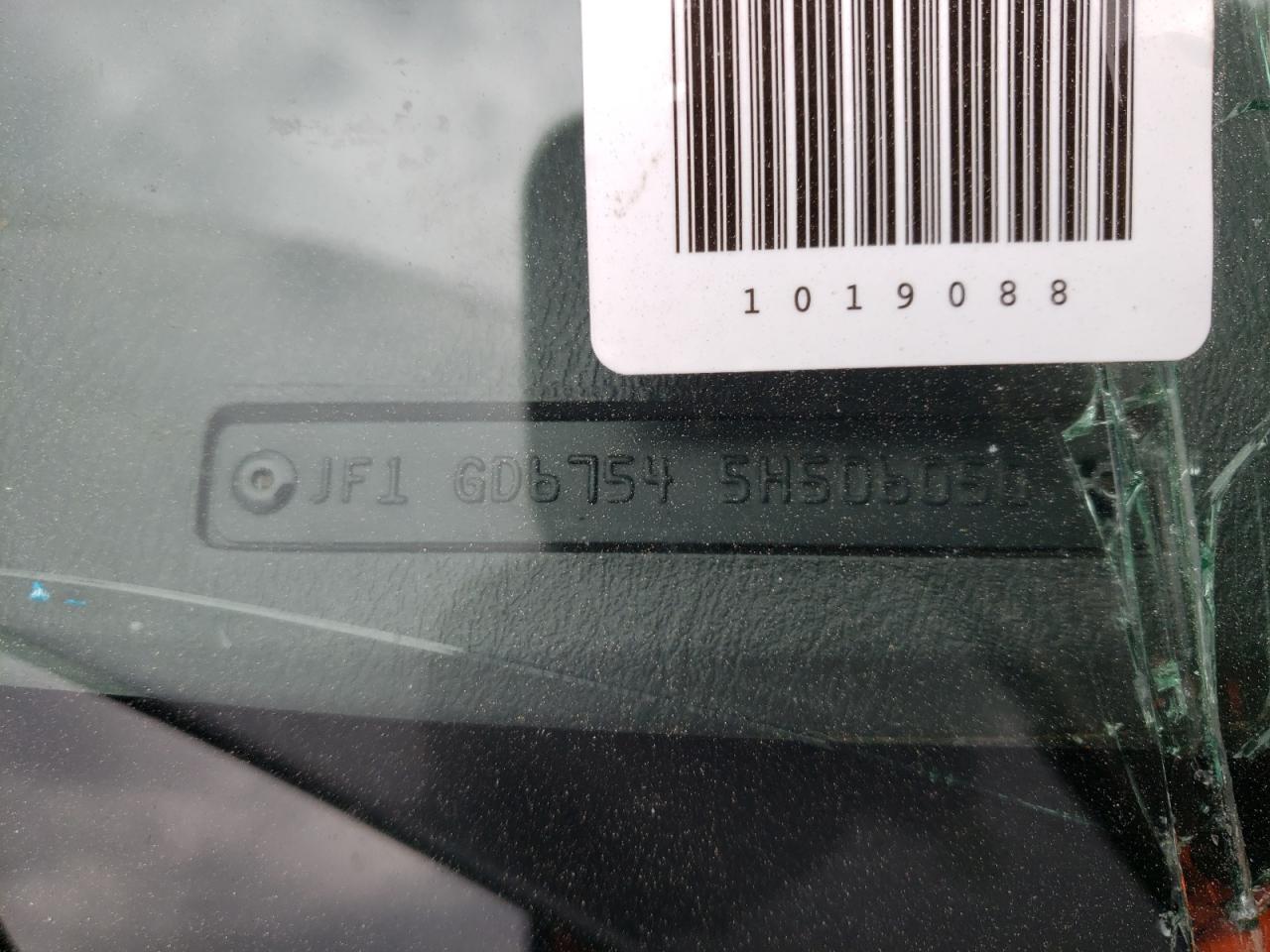 Photo 10 from auction – 2005 SUBARU IMPREZA RS with VIN JF1GD67545H506050