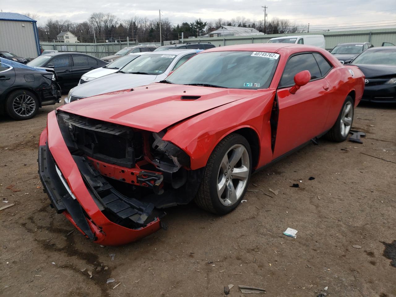 Photo 2 from auction – 2014 DODGE CHALLENGER with VIN 2C3CDYAG5EH204036