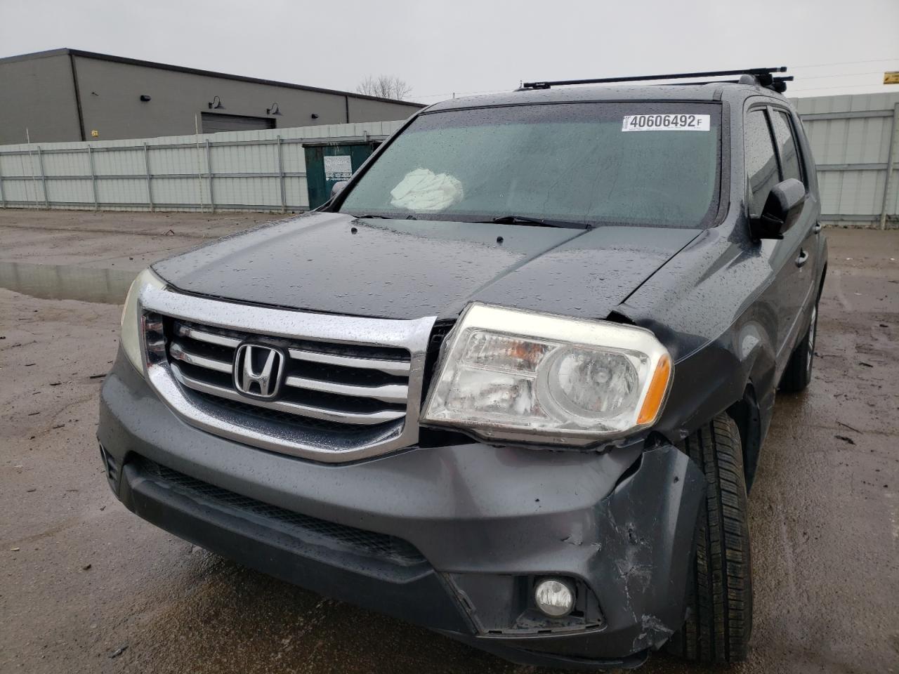 Photo 9 from auction – 2012 HONDA PILOT EXL with VIN 5FNYF4H57CB069010