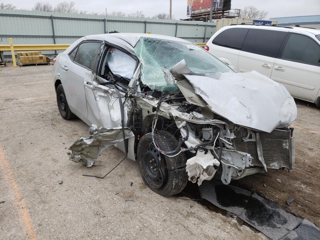 TOYOTA COROLLA L 2015 with VIN 2T1BURHEXFC251561 - Photo from auction