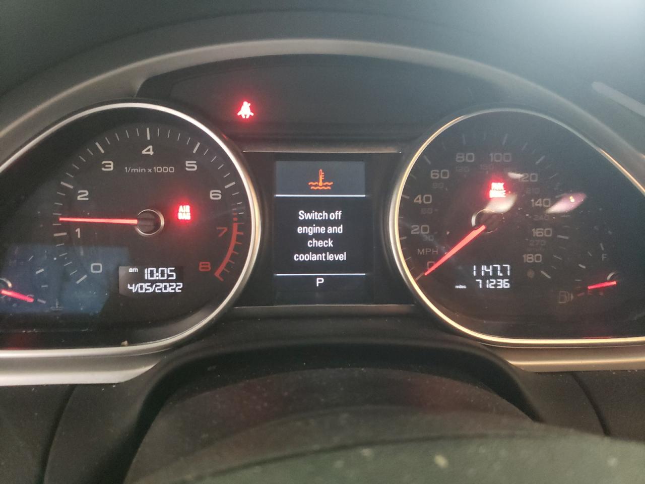 Photo 8 from auction – 2014 AUDI Q7 PREMIUM with VIN WA1LGAFE2ED006409