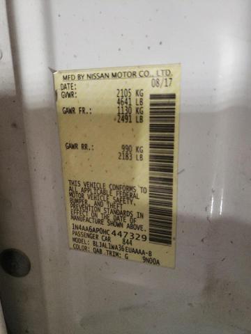 Photo 10 from auction – 2017 NISSAN MAXIMA 3.5 with VIN 1N4AA6AP0HC447329