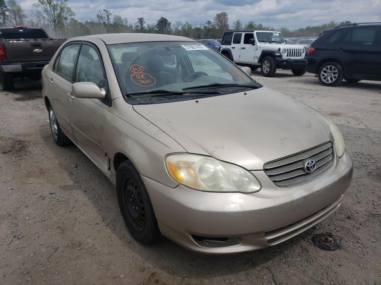 TOYOTA COROLLA CE 2004 with VIN 1NXBR32E64Z337730 - Photo from auction