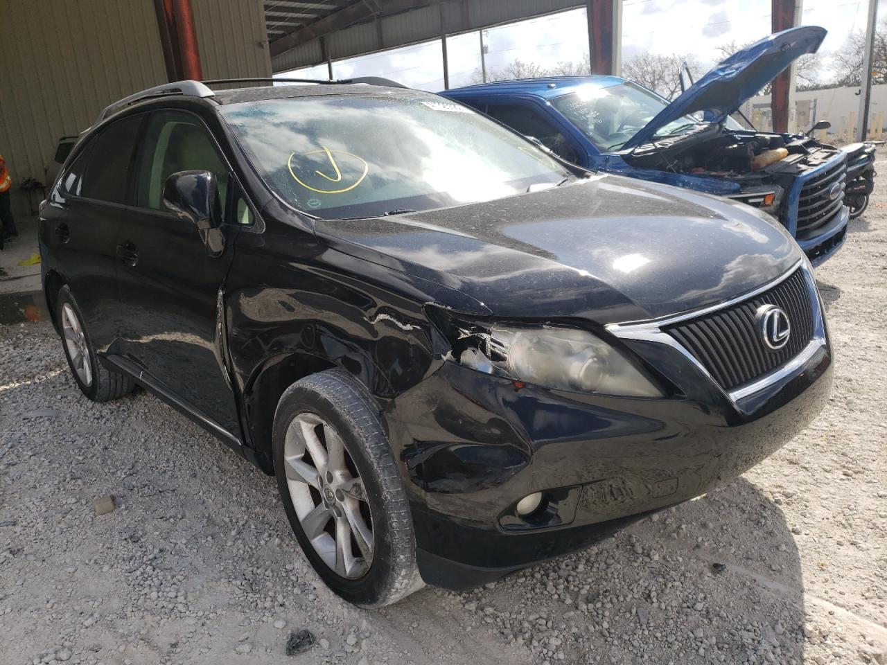 LEXUS RX 350 2010 with VIN 2T2ZK1BA2AC003644 - Photo from auction