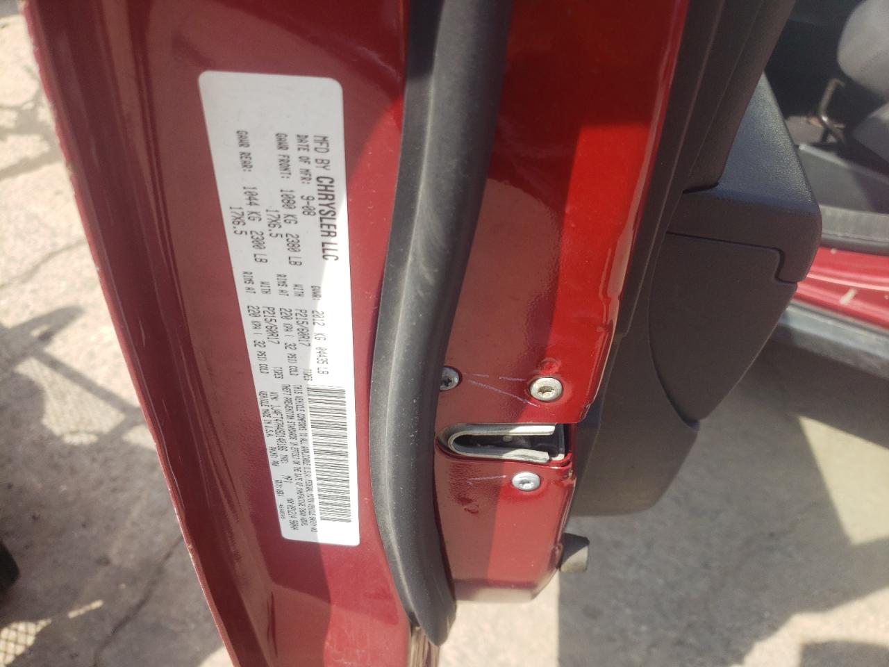 Photo 10 from auction – 2009 JEEP COMPASS SP with VIN 1J4FT47A49D140186