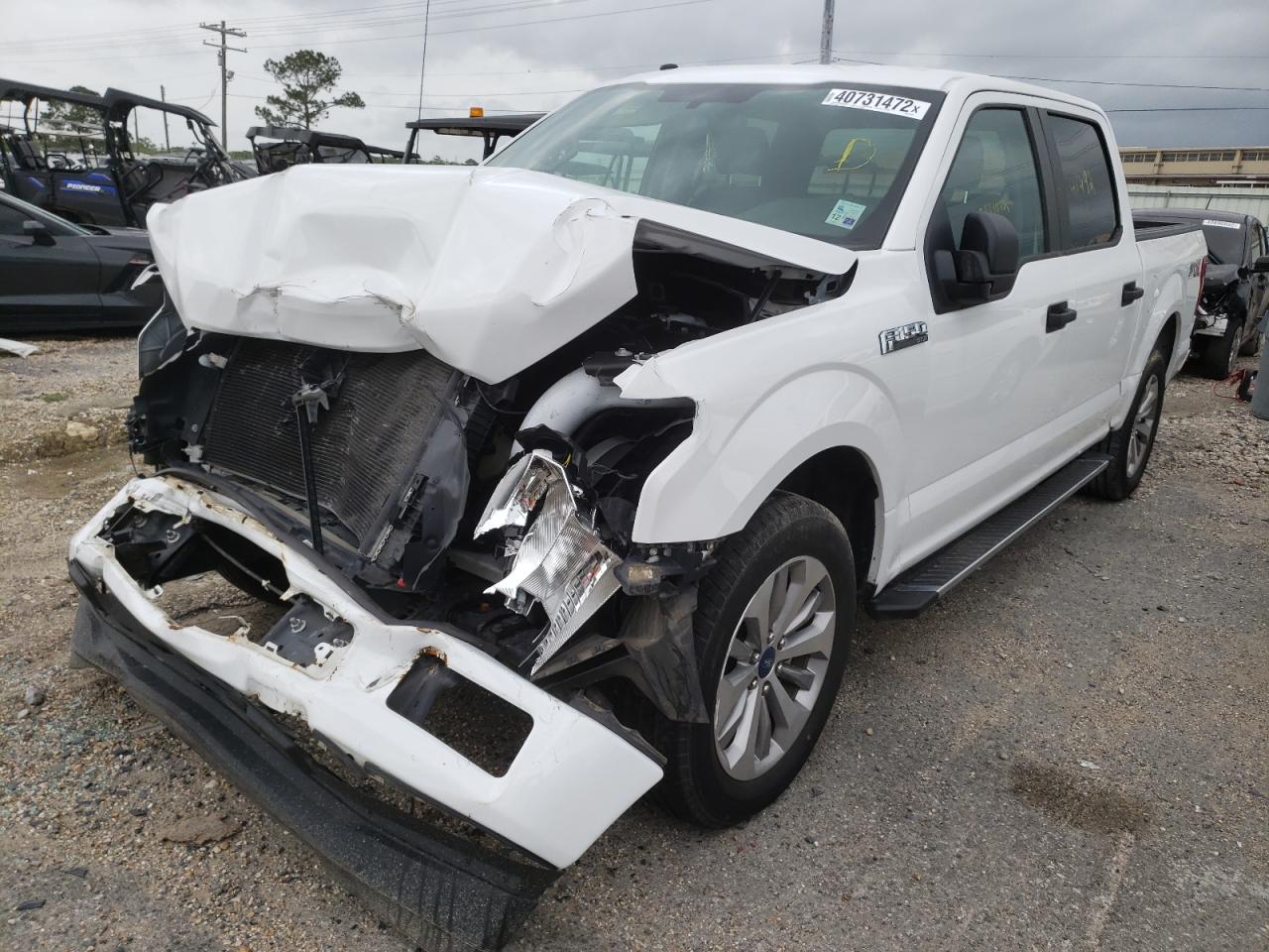 Photo 2 from auction – 2018 FORD F150 SUPER with VIN 1FTEW1C59JFD24340