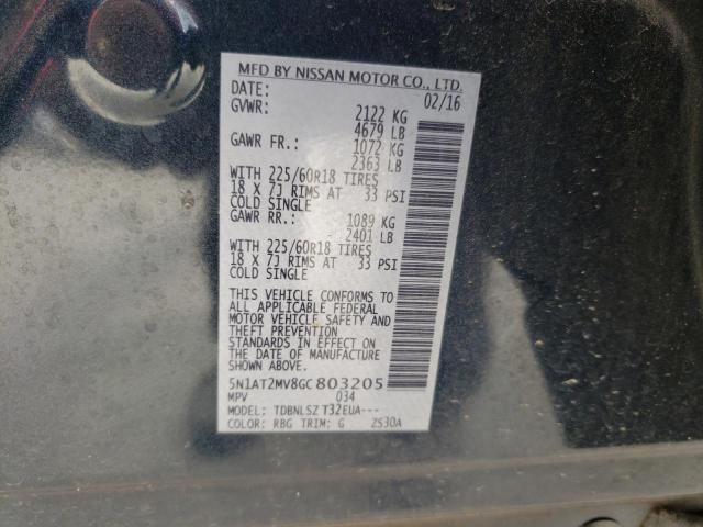 Photo 10 from auction – 2016 NISSAN ROGUE S with VIN 5N1AT2MV8GC803205