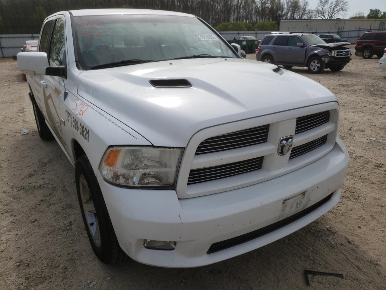 DODGE RAM 2012 with VIN 1C6RD7MT2CS326620 - Photo from auction