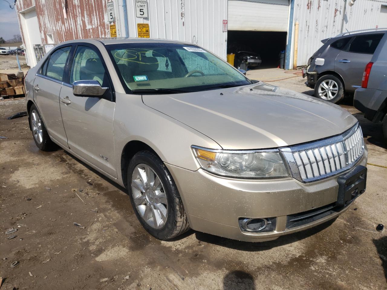 LINCOLN MKZ 2007 with VIN 3LNHM28T27R622543 - Photo from auction