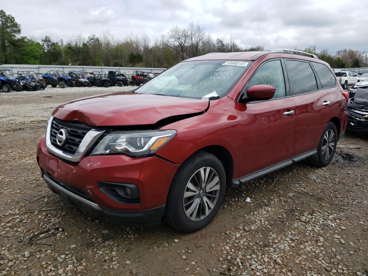Photo 2 from auction – 2017 NISSAN PATHFINDER with VIN 5N1DR2MNXHC653725