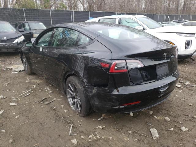 Photo 3 from auction – 2021 TESLA MODEL 3 with VIN 5YJ3E1EA0MF086357