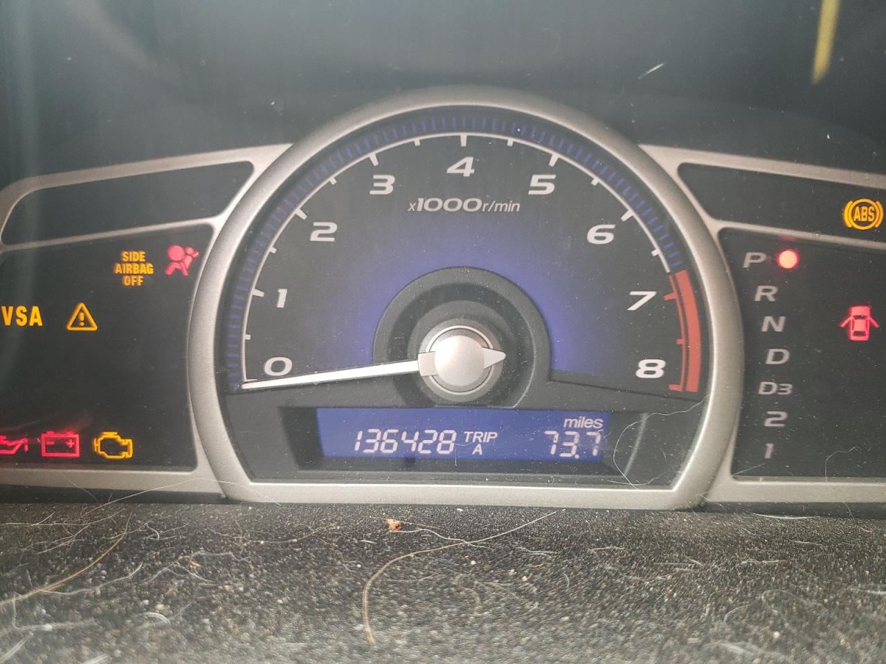 Photo 8 from auction – 2010 HONDA CIVIC EXL with VIN 19XFA1F98AE007063