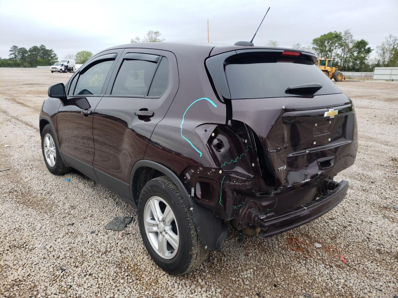 Photo 3 from auction – 2020 CHEVROLET TRAX LS with VIN KL7CJKSB9LB330827