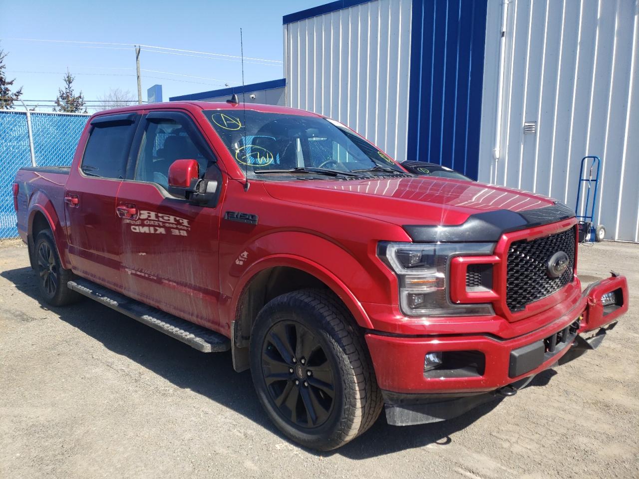 FORD F150 SUPER 2020 with VIN 1FTEW1E51LFC43896 - Photo from auction