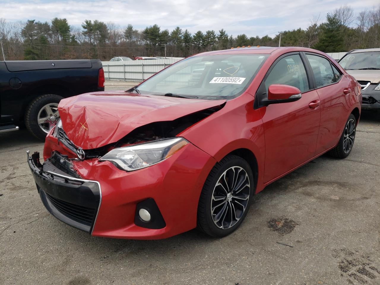 Photo 2 from auction – 2016 TOYOTA COROLLA L with VIN 2T1BURHE6GC696106