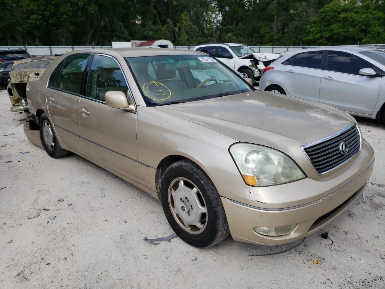 LEXUS LS 430 2002 with VIN JTHBN30F420064656 - Photo from auction