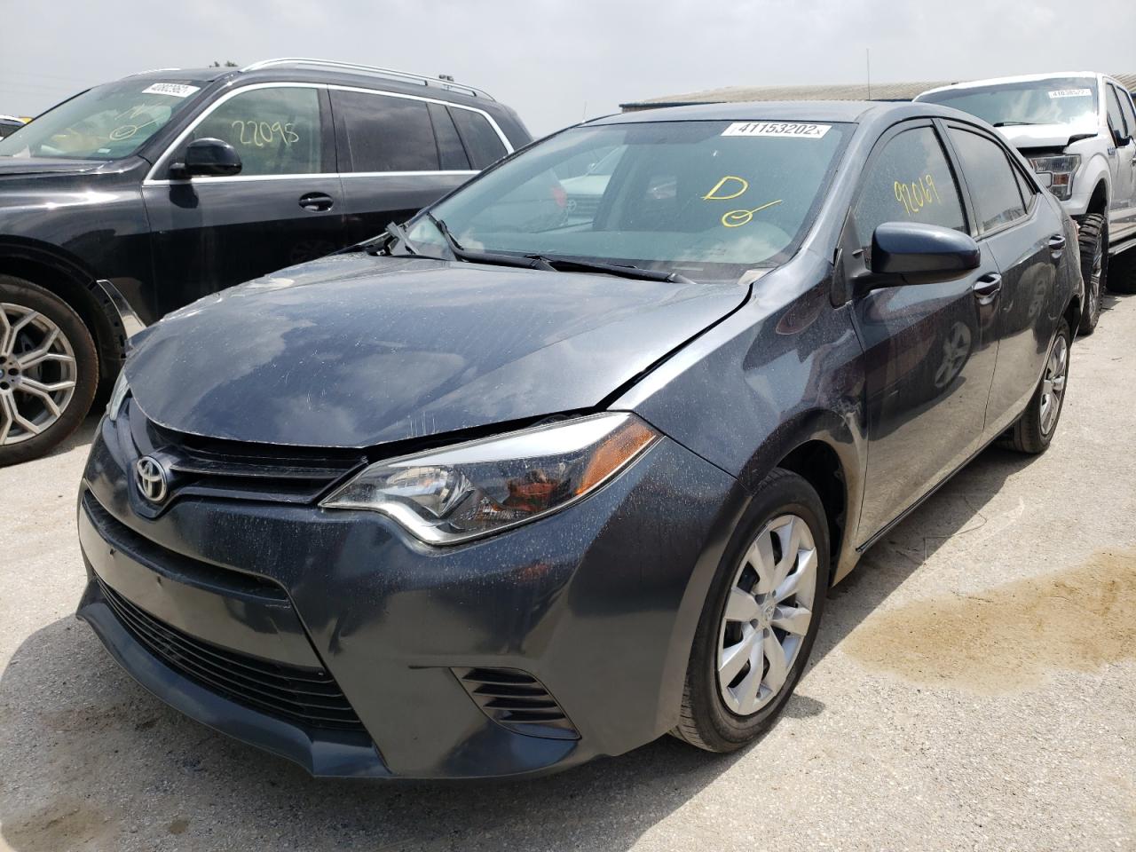 Photo 2 from auction – 2016 TOYOTA COROLLA L with VIN 5YFBURHE3GP396538