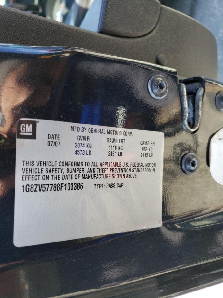 Photo 10 from auction – 2008 SATURN AURA XR with VIN 1G8ZV57788F103386