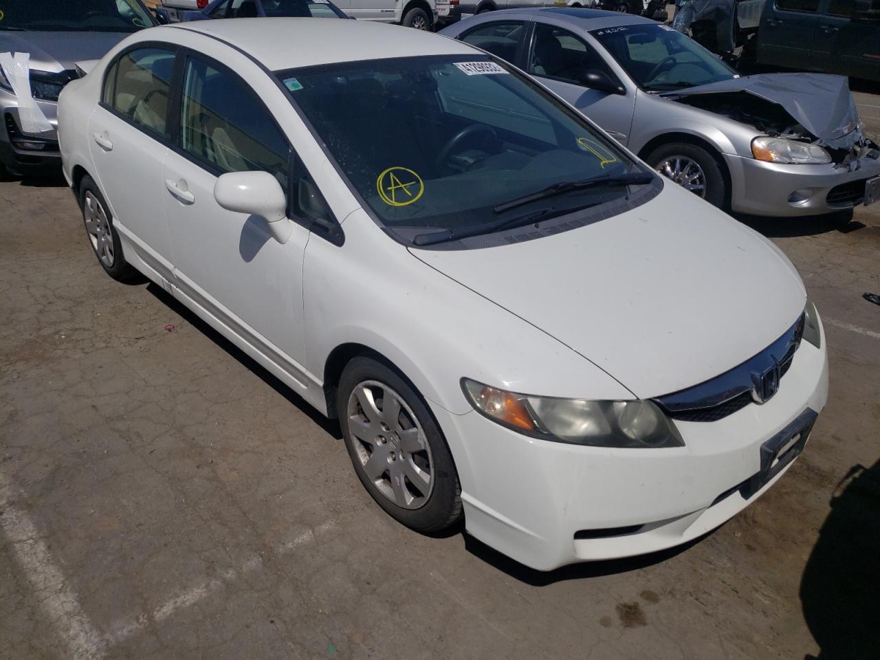Photo 1 from auction – 2010 HONDA CIVIC LX with VIN 19XFA1F57AE051049