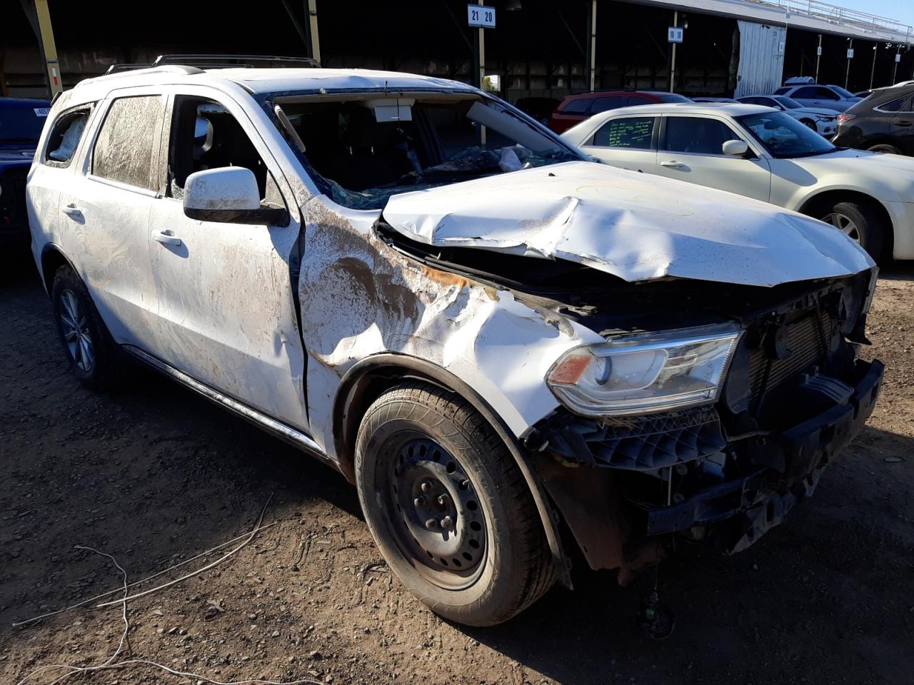 DODGE DURANGO SX 2017 with VIN 1C4RDHAG3HC766272 - Photo from auction