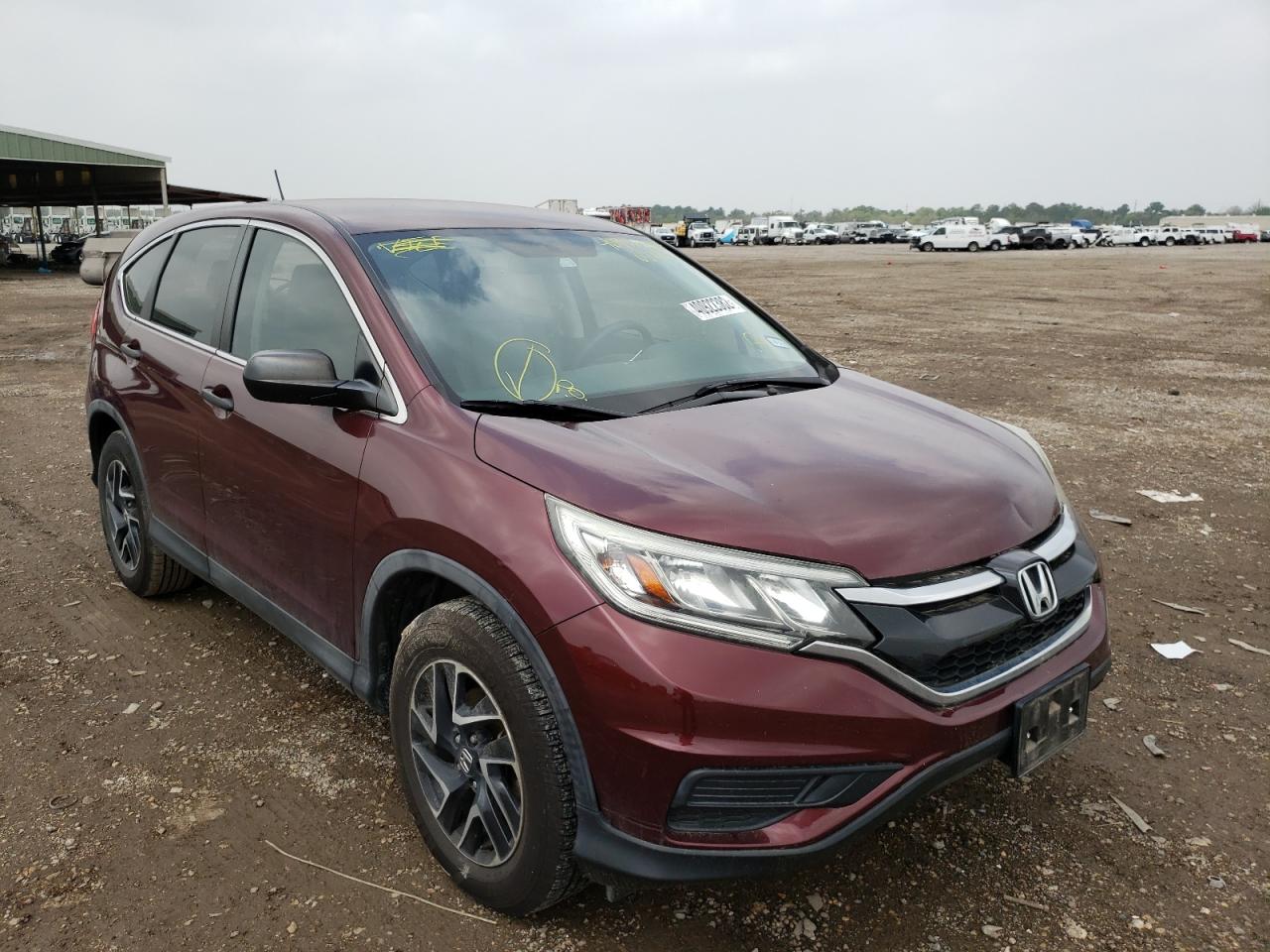 HONDA CR-V SE 2016 with VIN 5J6RM3H47GL027221 - Photo from auction