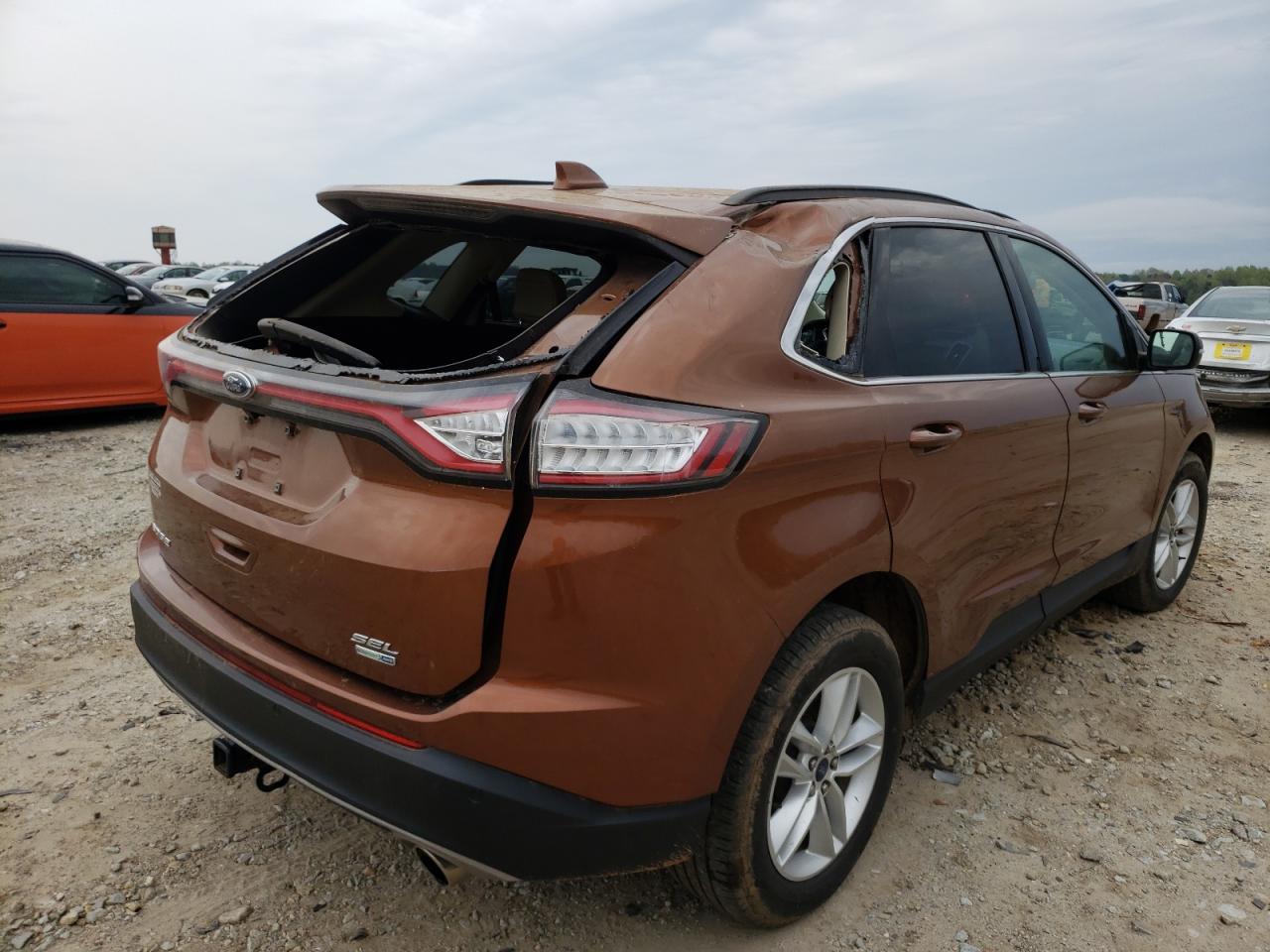 Photo 4 from auction – 2017 FORD EDGE SEL with VIN 2FMPK4J93HBC17626