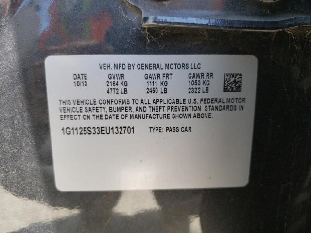 Photo 10 from auction – 2014 CHEVROLET IMPALA LT with VIN 1G1125S33EU132701