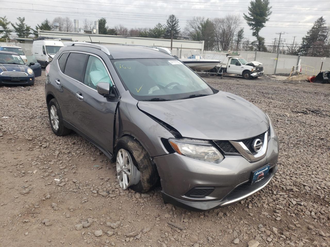 NISSAN ROGUE S 2016 with VIN KNMAT2MV1GP681199 - Photo from auction