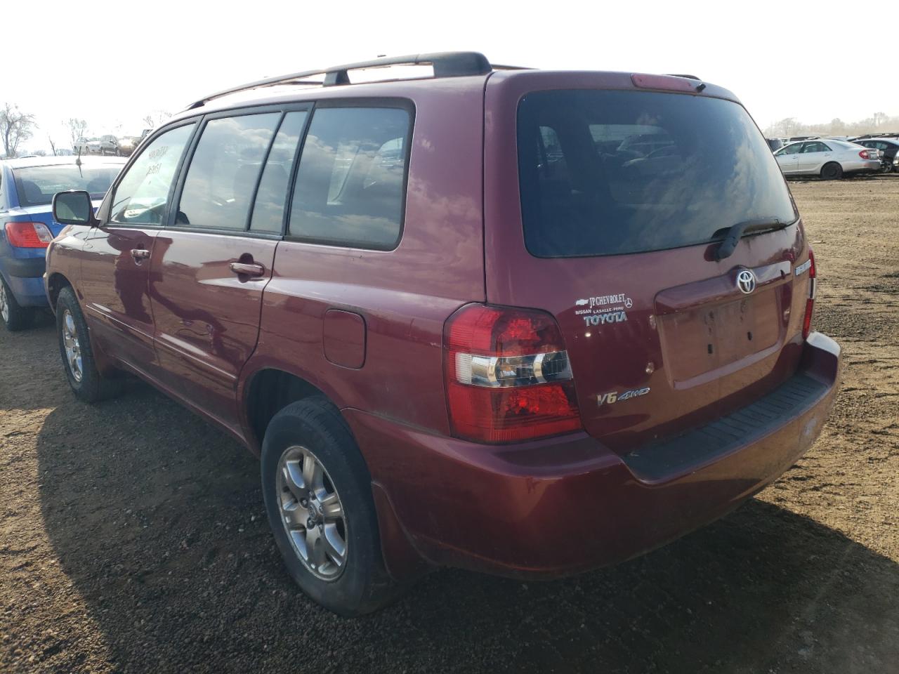 Photo 3 from auction – 2006 TOYOTA HIGHLANDER with VIN JTEEP21A960162928