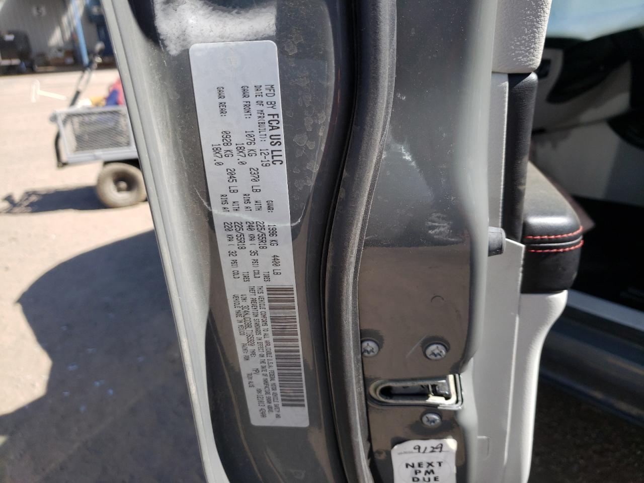 Photo 10 from auction – 2020 JEEP COMPASS LI with VIN 3C4NJCCB8LT165920