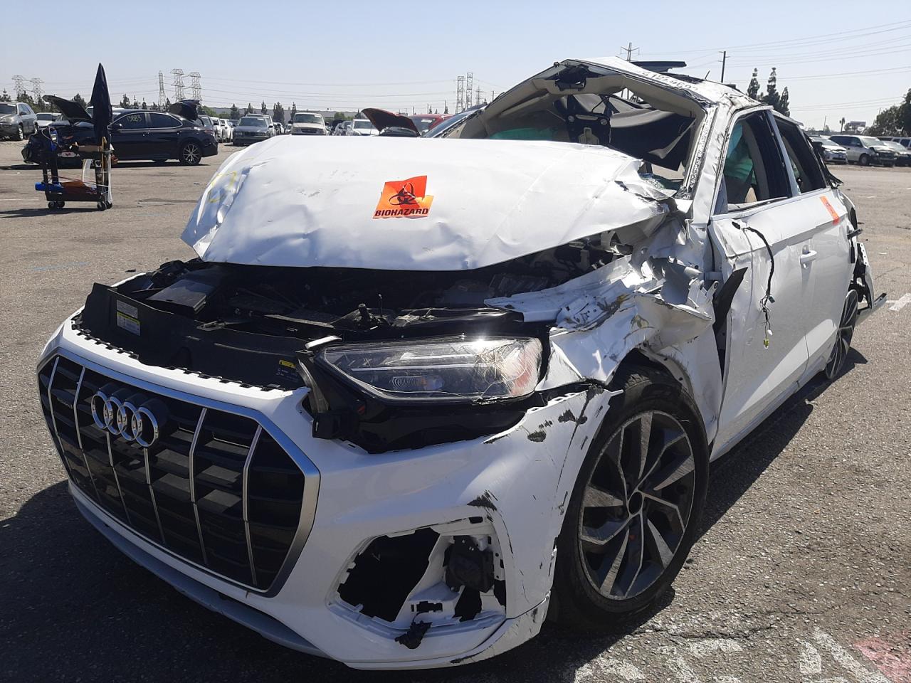 Photo 2 from auction – 2021 AUDI Q5 PREMIUM with VIN WA1AAAFY6M2139686