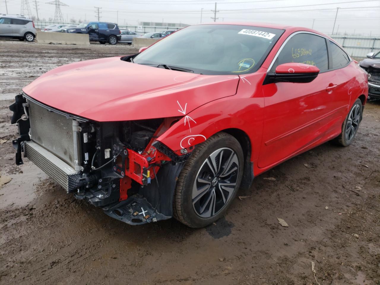 Photo 2 from auction – 2017 HONDA CIVIC EXL with VIN 2HGFC3B74HH360944