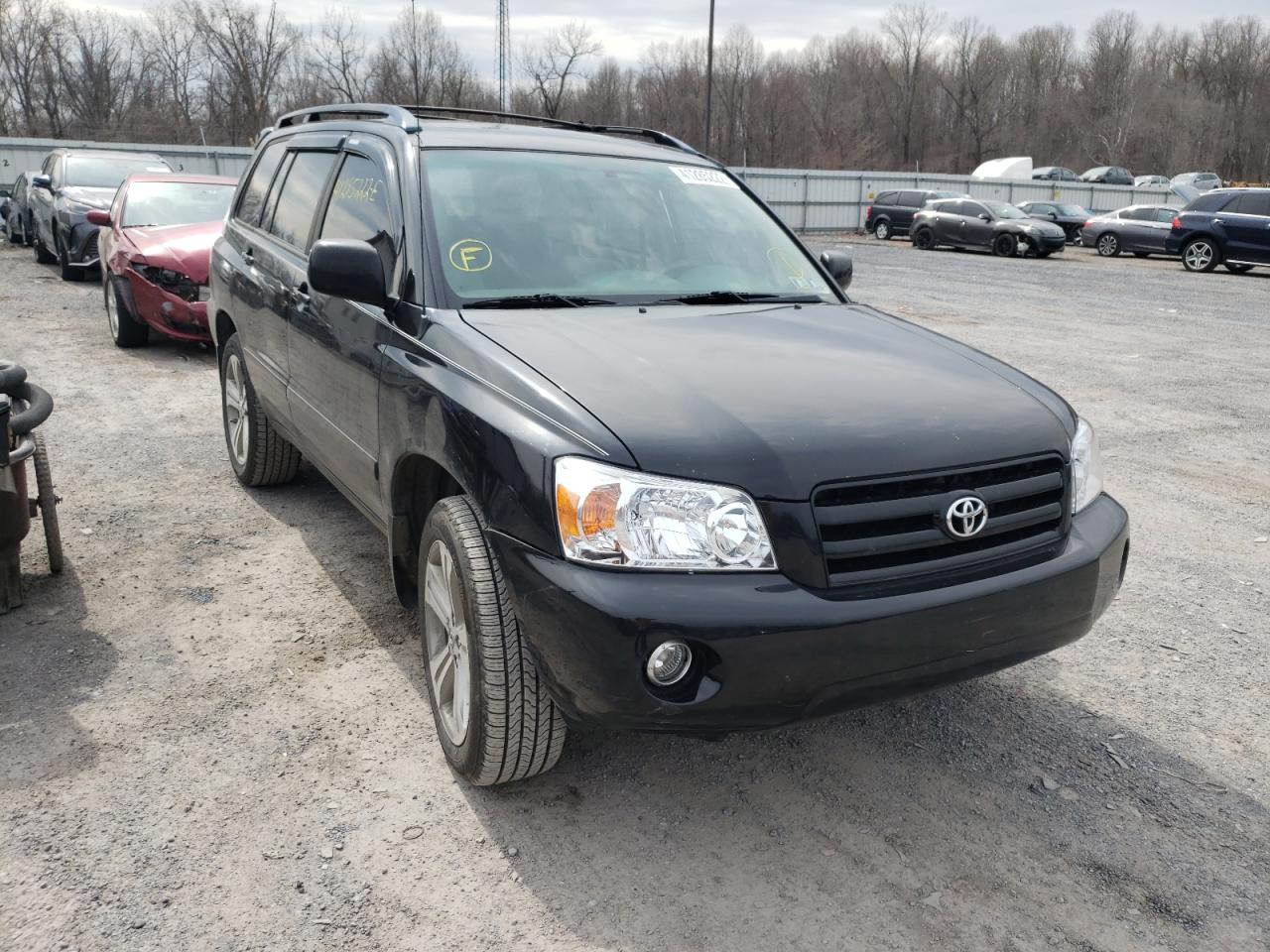 TOYOTA HIGHLANDER 2007 with VIN JTEHP21A970224570 - Photo from auction