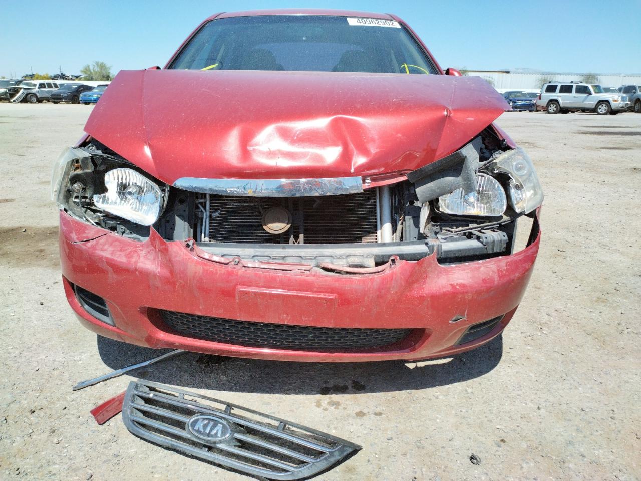 Photo 9 from auction – 2009 KIA SPECTRA EX with VIN KNAFE222695614277