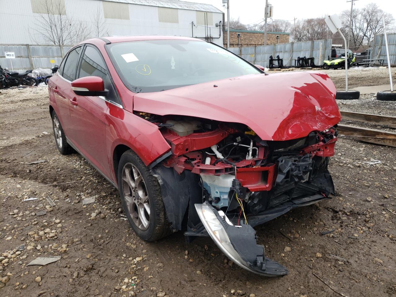 FORD FOCUS SEL 2012 with VIN 1FAHP3H22CL448531 - Photo from auction