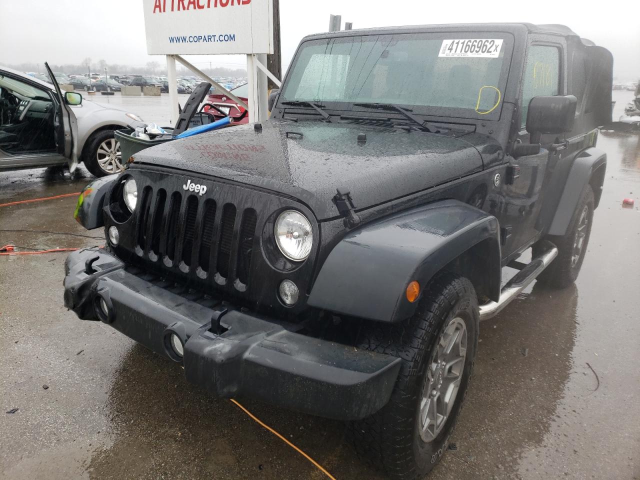 Photo 2 from auction – 2015 JEEP WRANGLER S with VIN 1C4AJWAG6FL692014