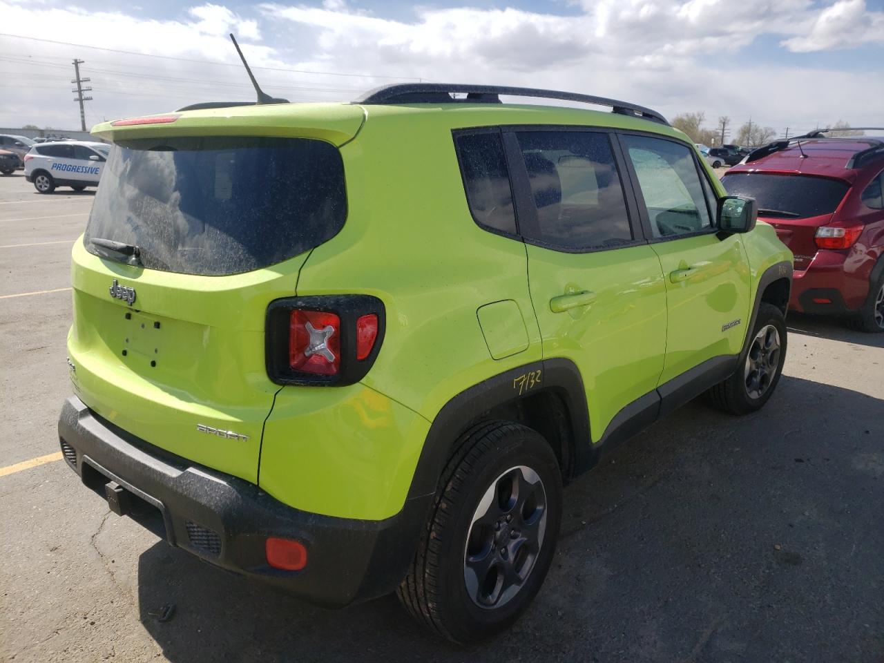 Photo 4 from auction – 2017 JEEP RENEGADE S with VIN ZACCJBAB6HPF79734