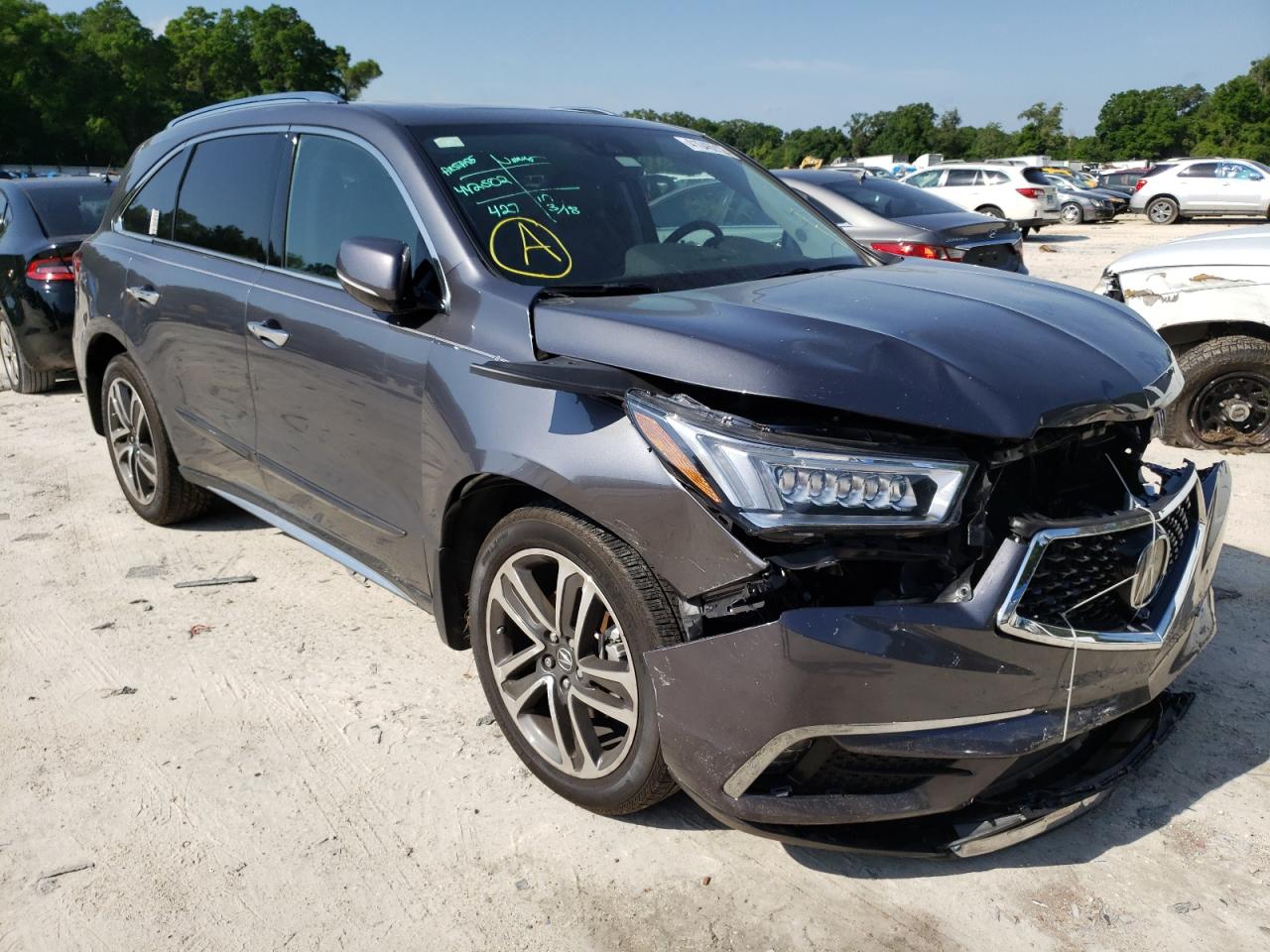 Photo 1 from auction – 2017 ACURA MDX ADVANC with VIN 5FRYD3H85HB007122
